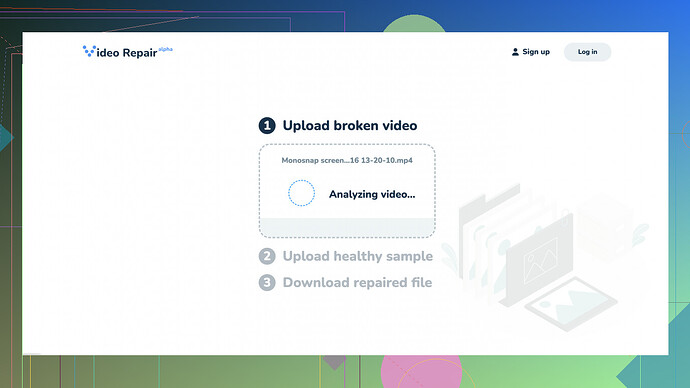 Clever Online Video Repair Screenshot