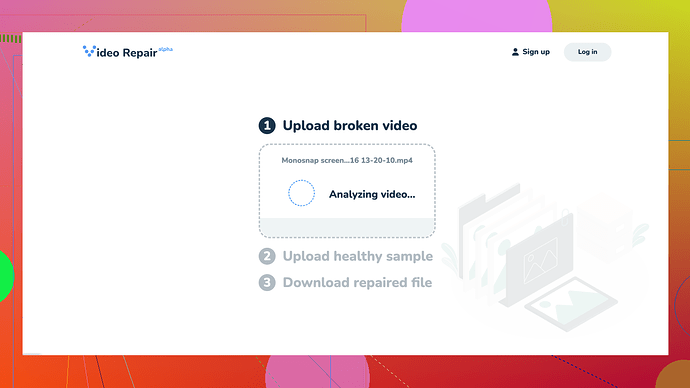 Clever Online Video Repair Screenshot