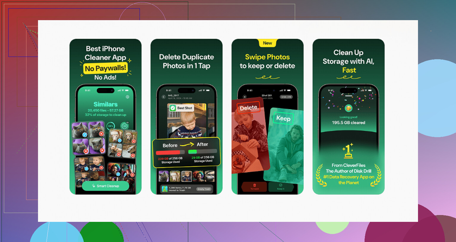 Hoe kom ik erachter welke gedownloade media op de iPhone daadwerkelijk ruimte innemen?