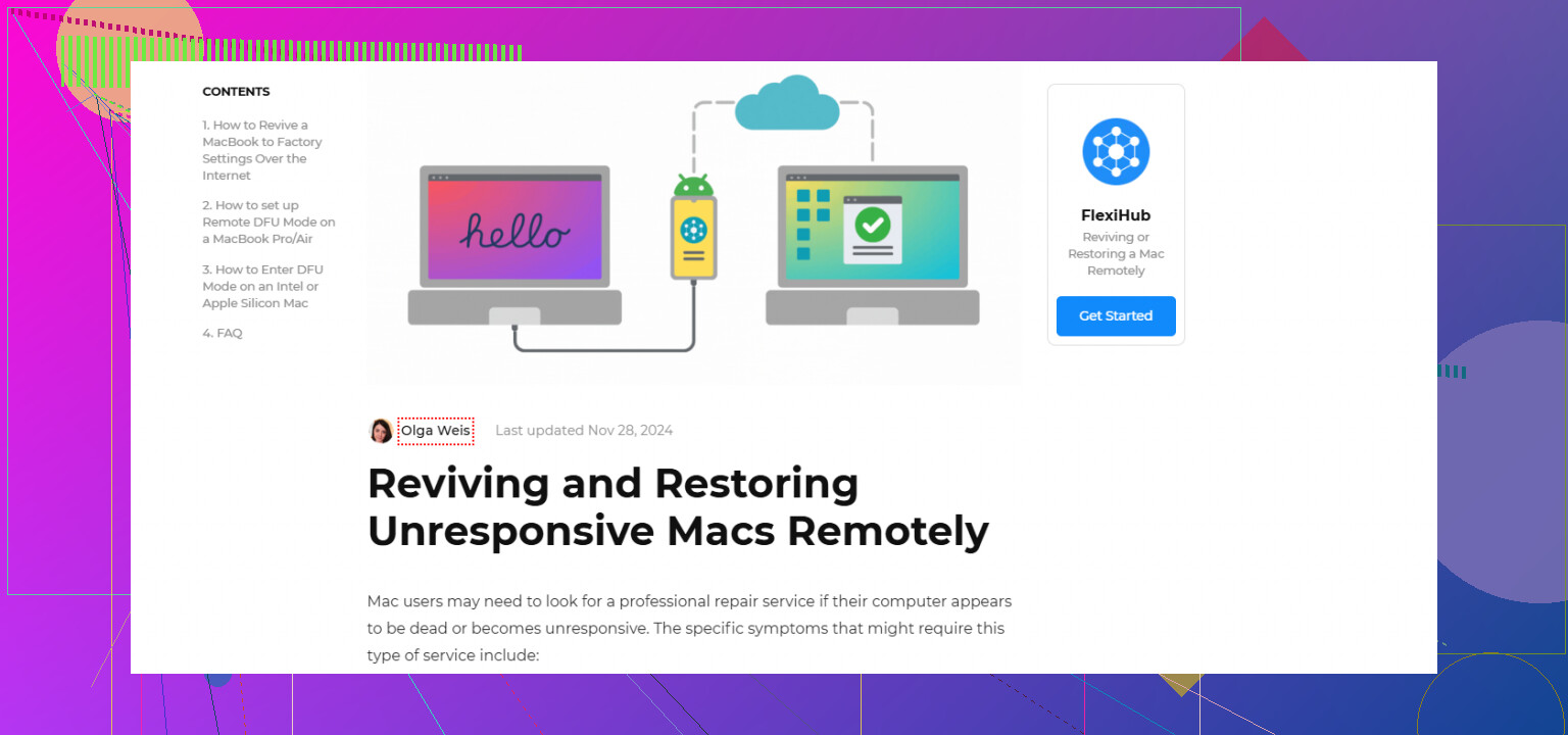 Kann ich meinen Mac aus der Ferne wiederbeleben?