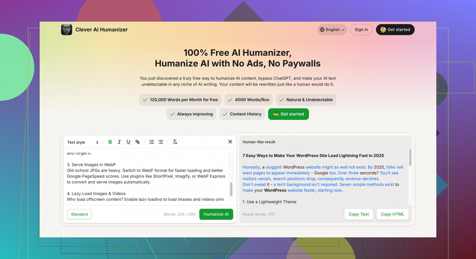 How can I make my essay sound more natural for free?