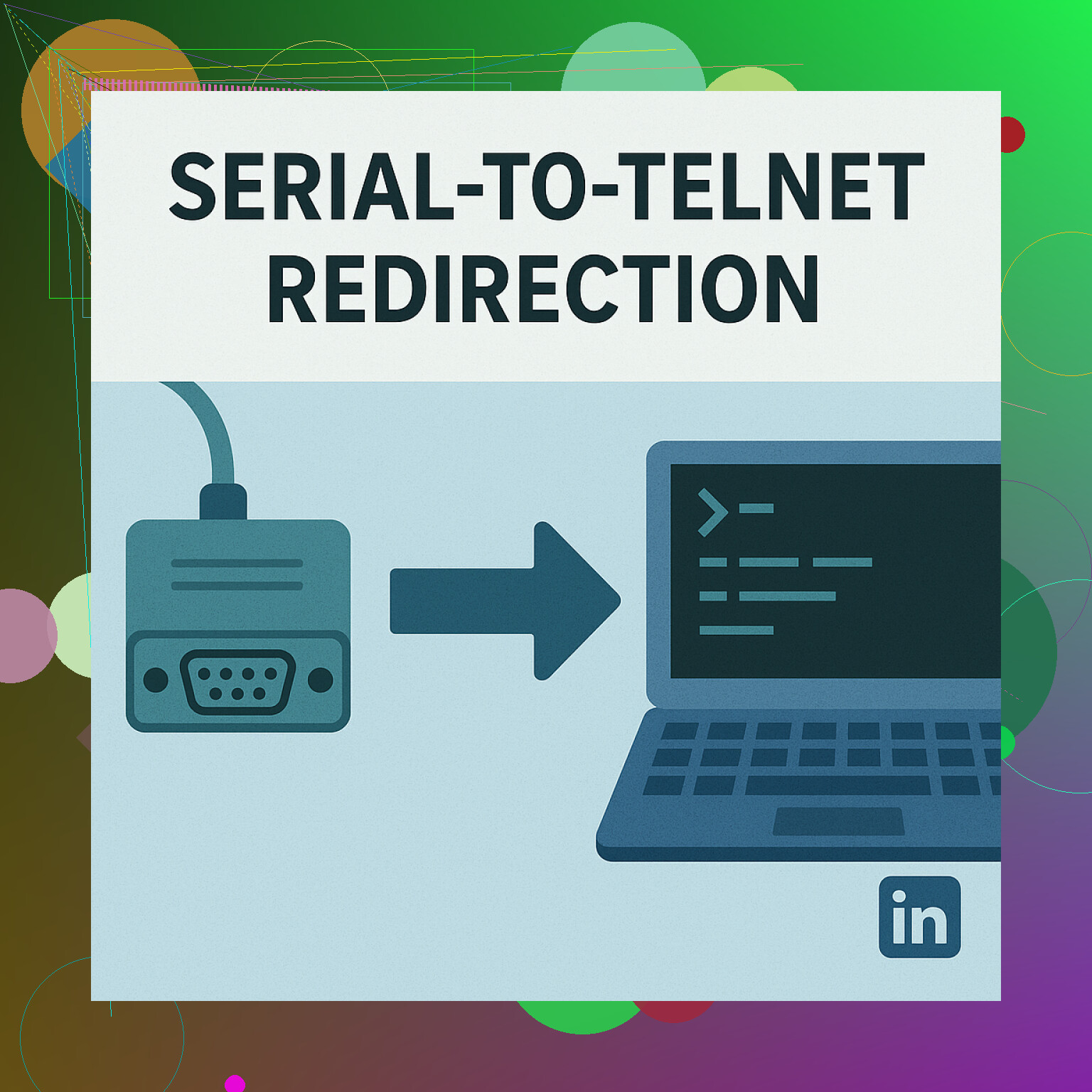 Wie kann ich ein serielles Gerät mit Telnet verbinden?