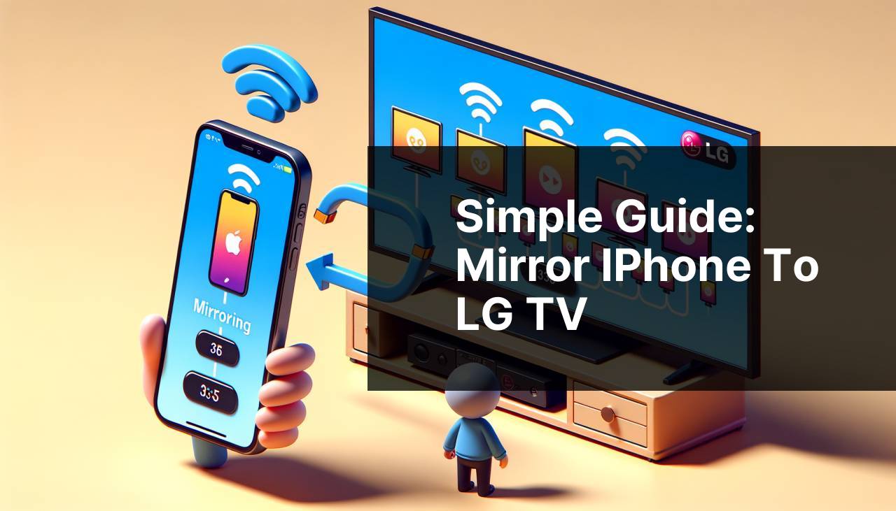 Simple Guide: Mirror iPhone to LG TV - How To Hook Up Iphone To Lg Tv
