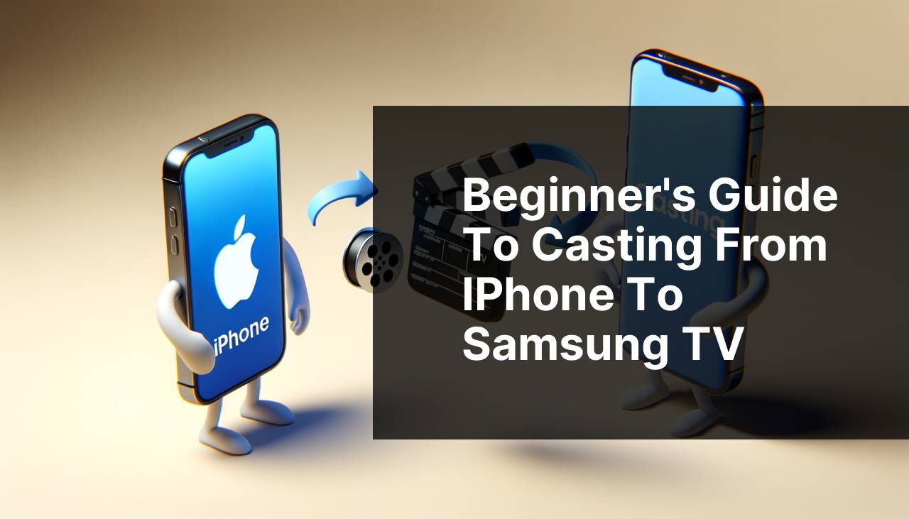 Beginner's Guide to Casting from iPhone to Samsung TV