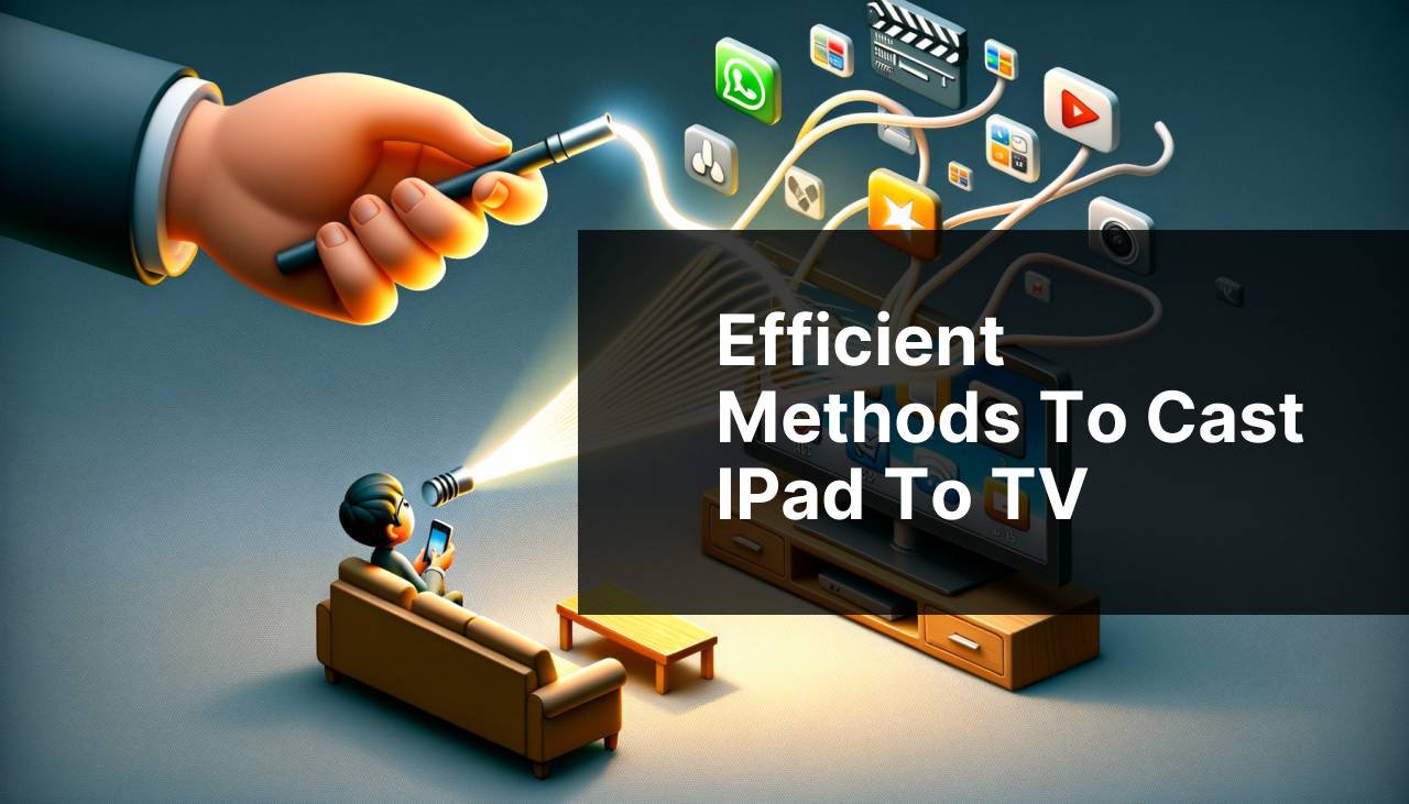 Efficient Methods to Cast iPad to TV