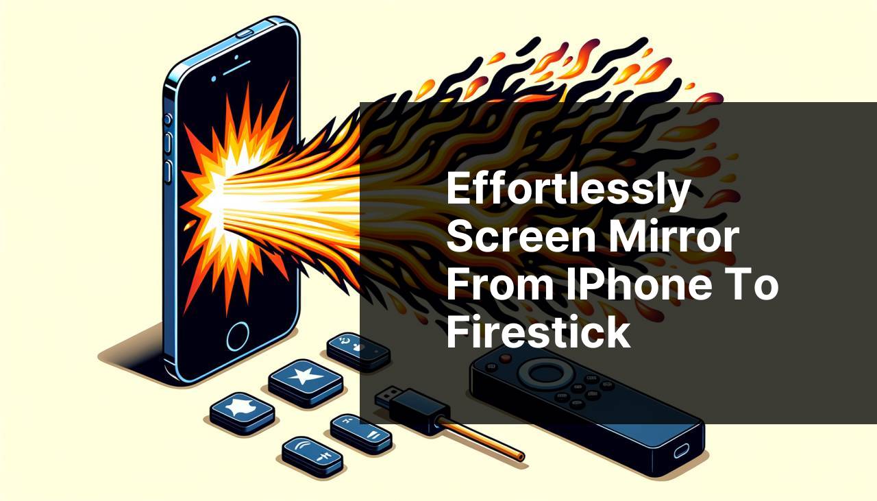 Effortlessly Screen Mirror from iPhone to Firestick