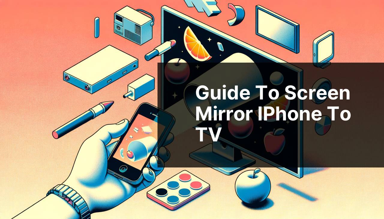 Guide to Screen Mirror iPhone to TV