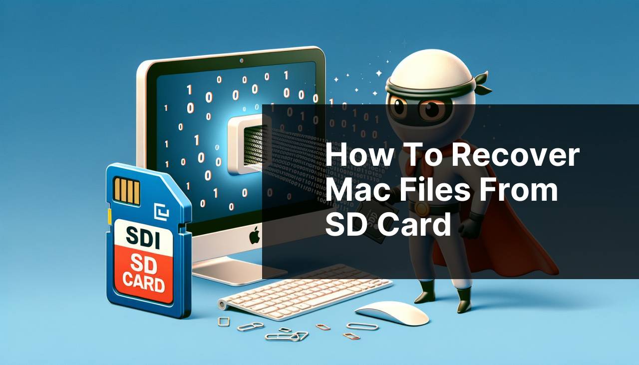 How to Recover Mac Files from SD Card