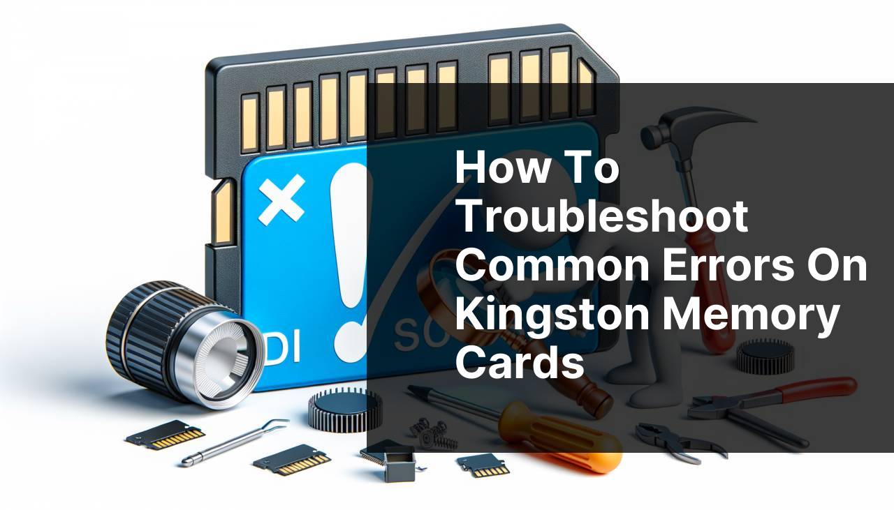How to Troubleshoot Common Errors on Kingston Memory Cards