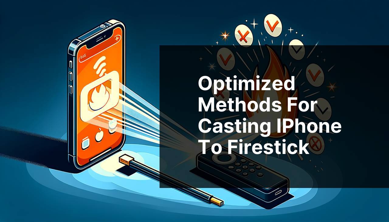 Optimized Methods for Casting iPhone to Firestick