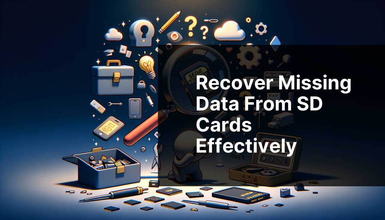 Recover Missing Data from SD Cards Effectively