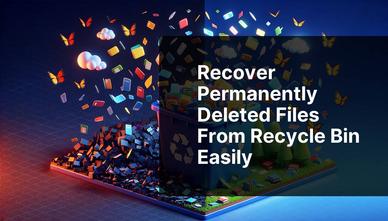 Recover Permanently Deleted Files from Recycle Bin Easily