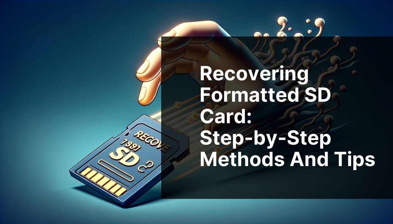 Recovering Formatted SD Card: Step-by-Step Methods and Tips