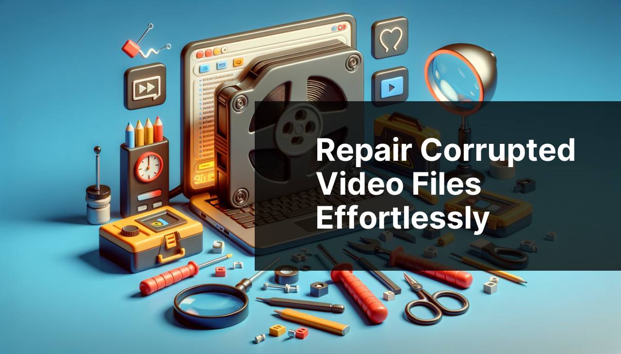 Repair Corrupted Video Files Effortlessly