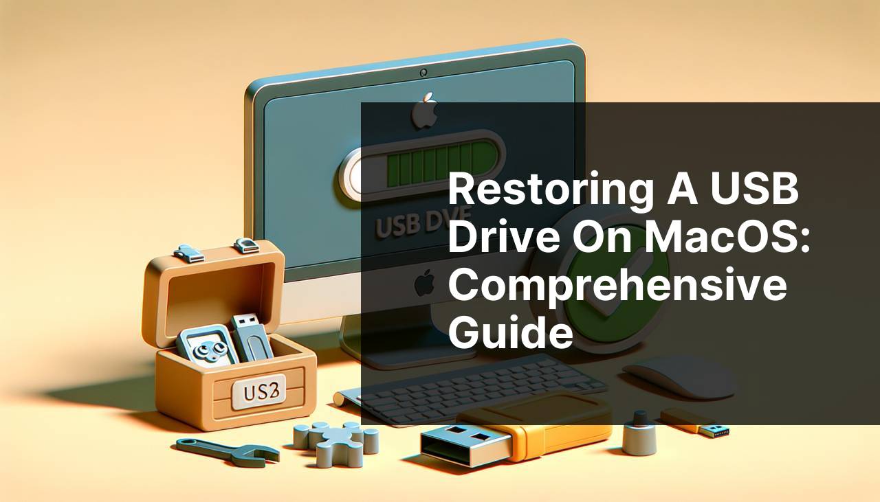 Restoring a USB Drive on macOS: Comprehensive Guide