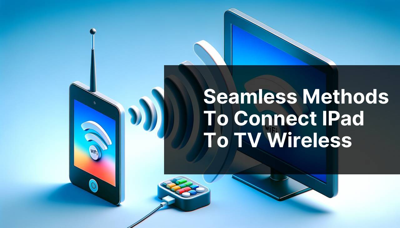 Seamless Methods to Connect iPad to TV Wireless