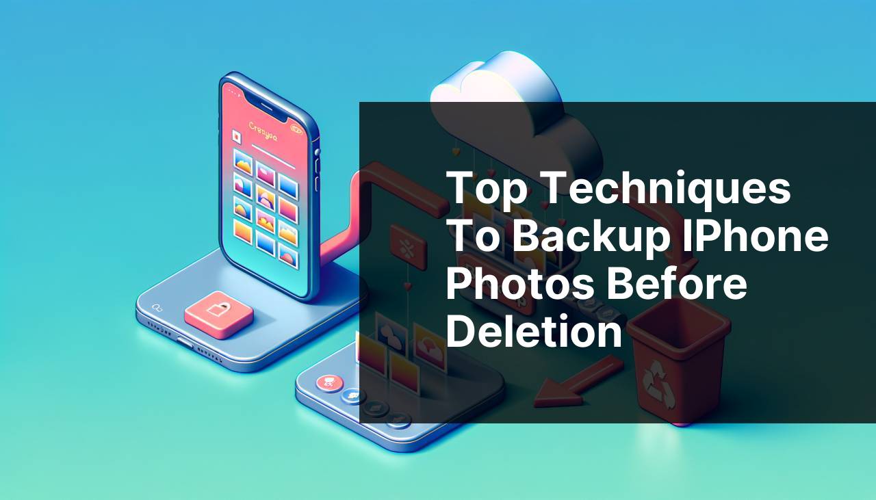 Top Techniques to Backup iPhone Photos before Deletion