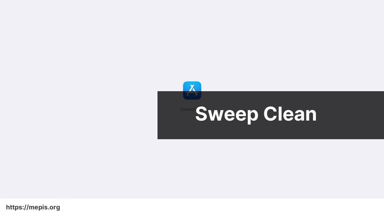 https://apps.apple.com/us/app/sweep-clean/id1457460174 screenshot
