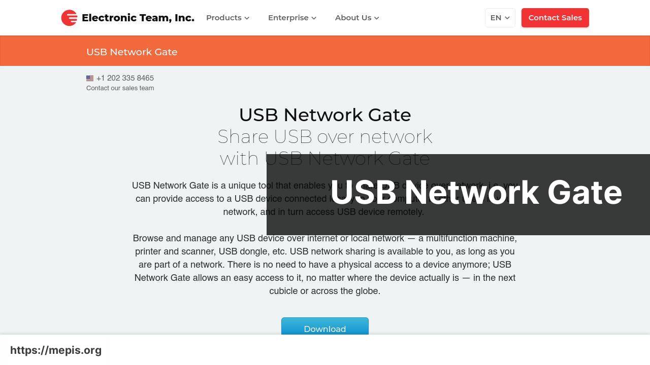 https://www.eltima.com/products/usb-over-network/ screenshot