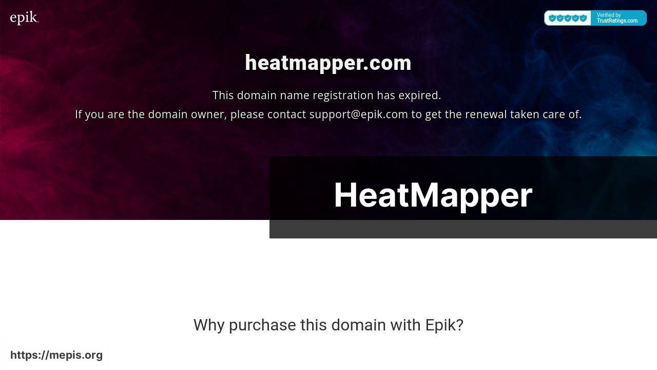 https://www.heatmapper.com screenshot