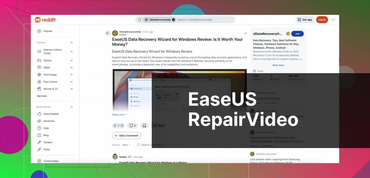 https://www.reddit.com/r/DataRecoveryHelp/comments/1d6irir/easeus_data_recovery_wizard_for_windows_review_is/ screenshot