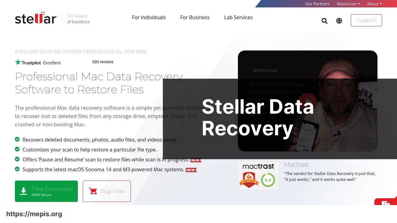 https://www.stellarinfo.com/data-recovery-mac.php screenshot